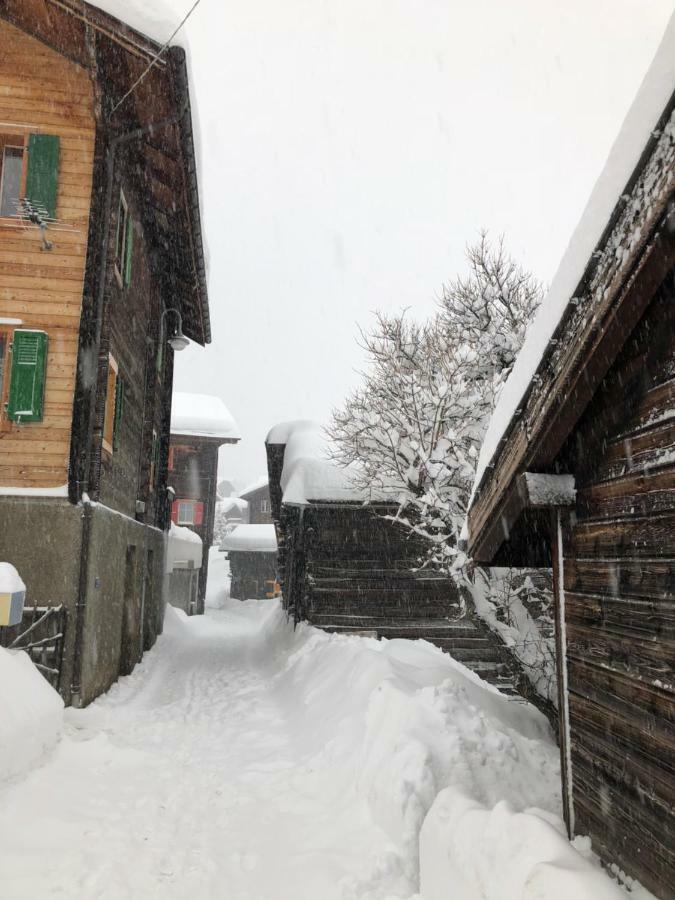 Ferienwohnung Alpenchalet Trutmundi undri Eischoll Exterior foto