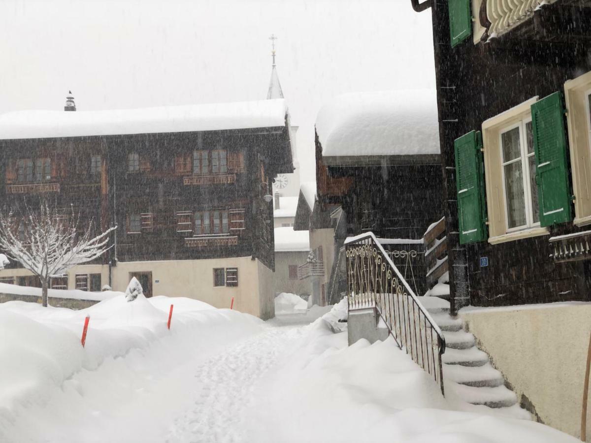 Ferienwohnung Alpenchalet Trutmundi undri Eischoll Exterior foto